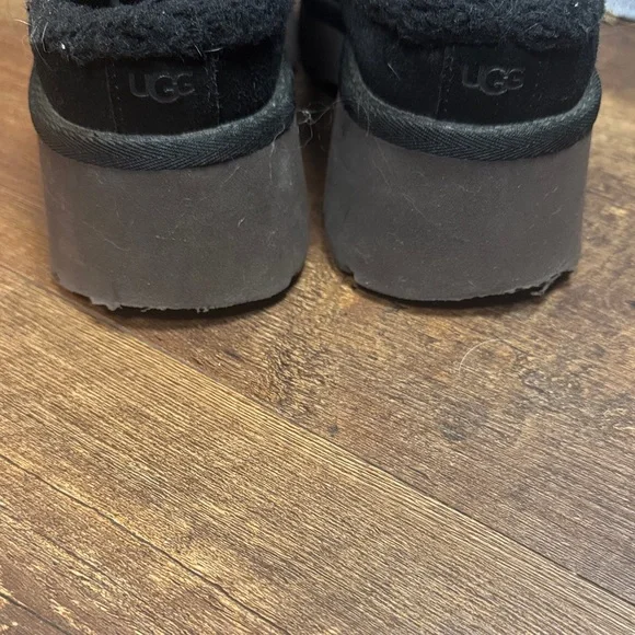 Ugg platform Suede Clogs with Chunky Sole - Picture 4 of 4